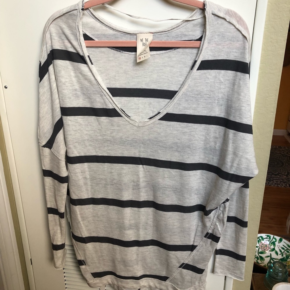Free People Striped Longsleeve